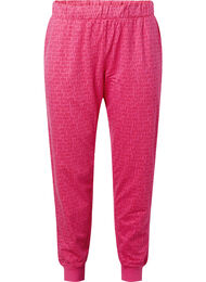 Pantalon de survêtement avec imprimé et poches, Hot Pink AOP, Packshot