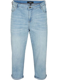 7/8 jeans met hoge taille, Light blue denim, Packshot
