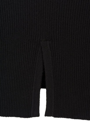 Nauwsluitende rok van gebreid materiaal, Black, Packshot image number 3