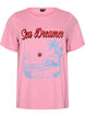 T-shirt imprim&eacute;, Rose, Packshot image number 0