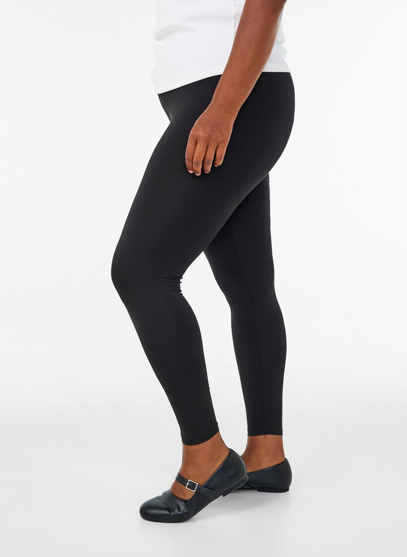 Leggings basiques 2-pack, Noir, Model image number 3