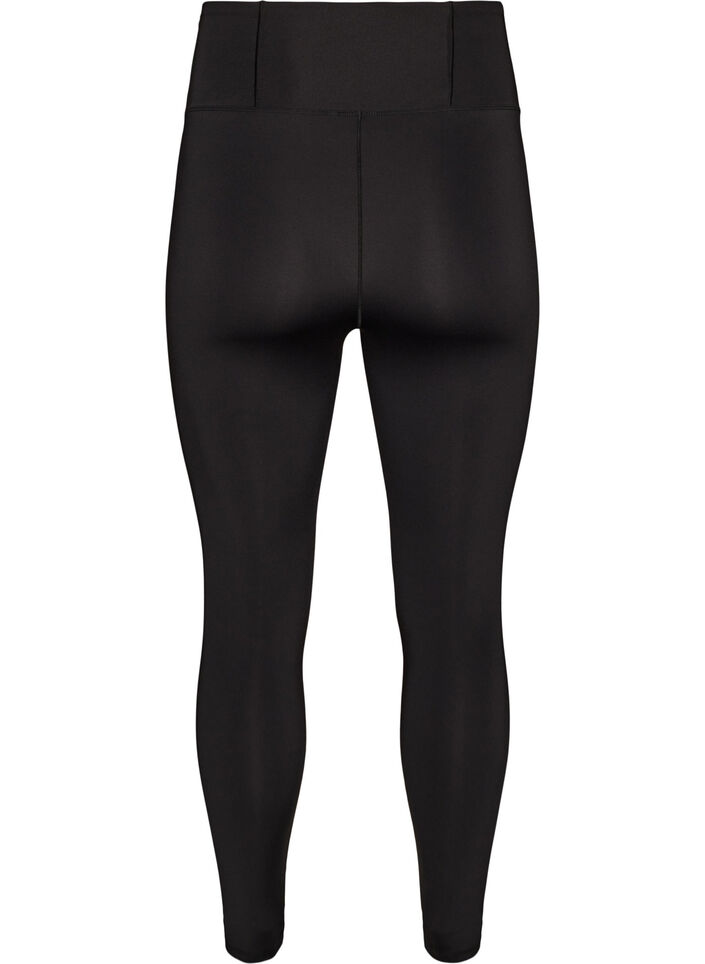 Trainingspanties met high waist en zak in de tailleband, Zwart, Packshot image number 1