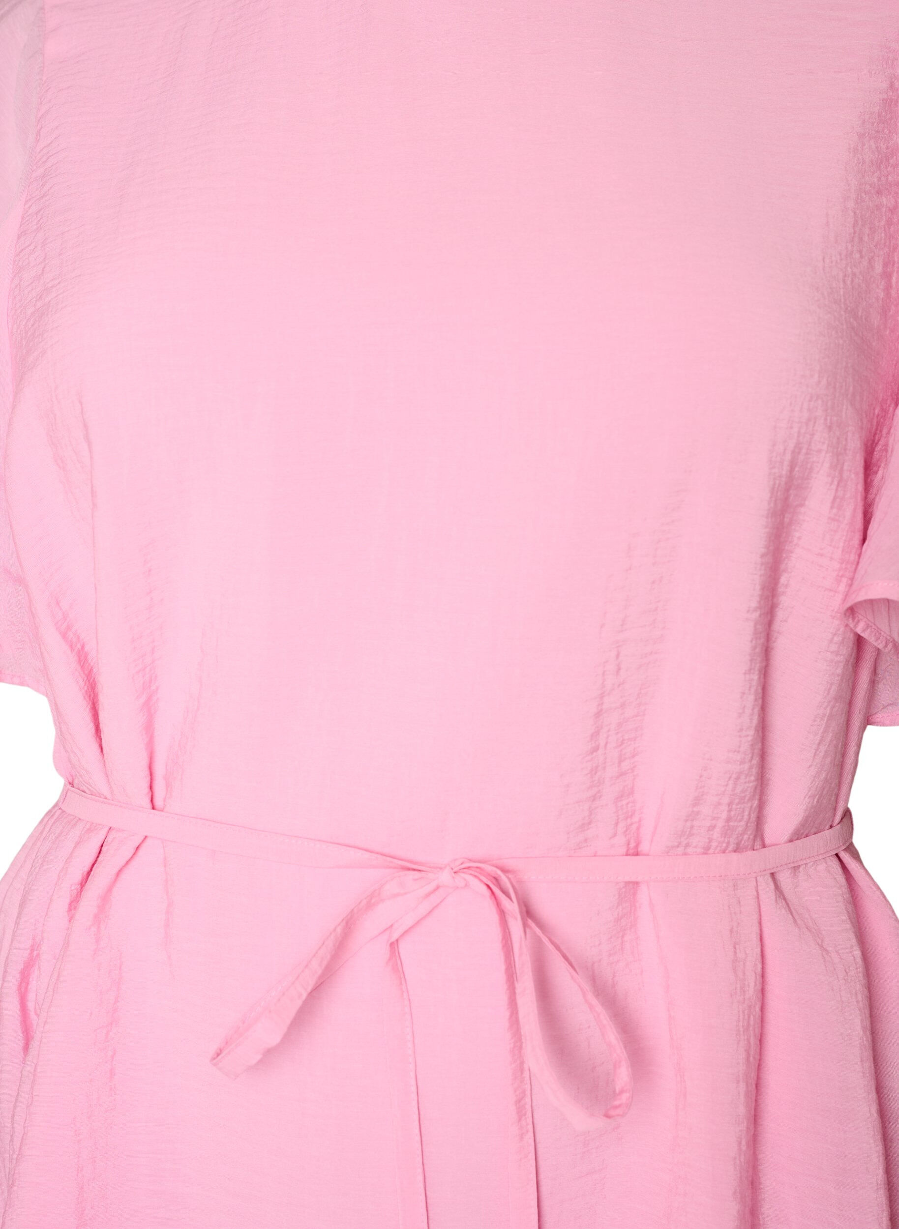 ZizziRobe longue avec manches papillon et taille &agrave; nouer, Rose, Packshot image number 2