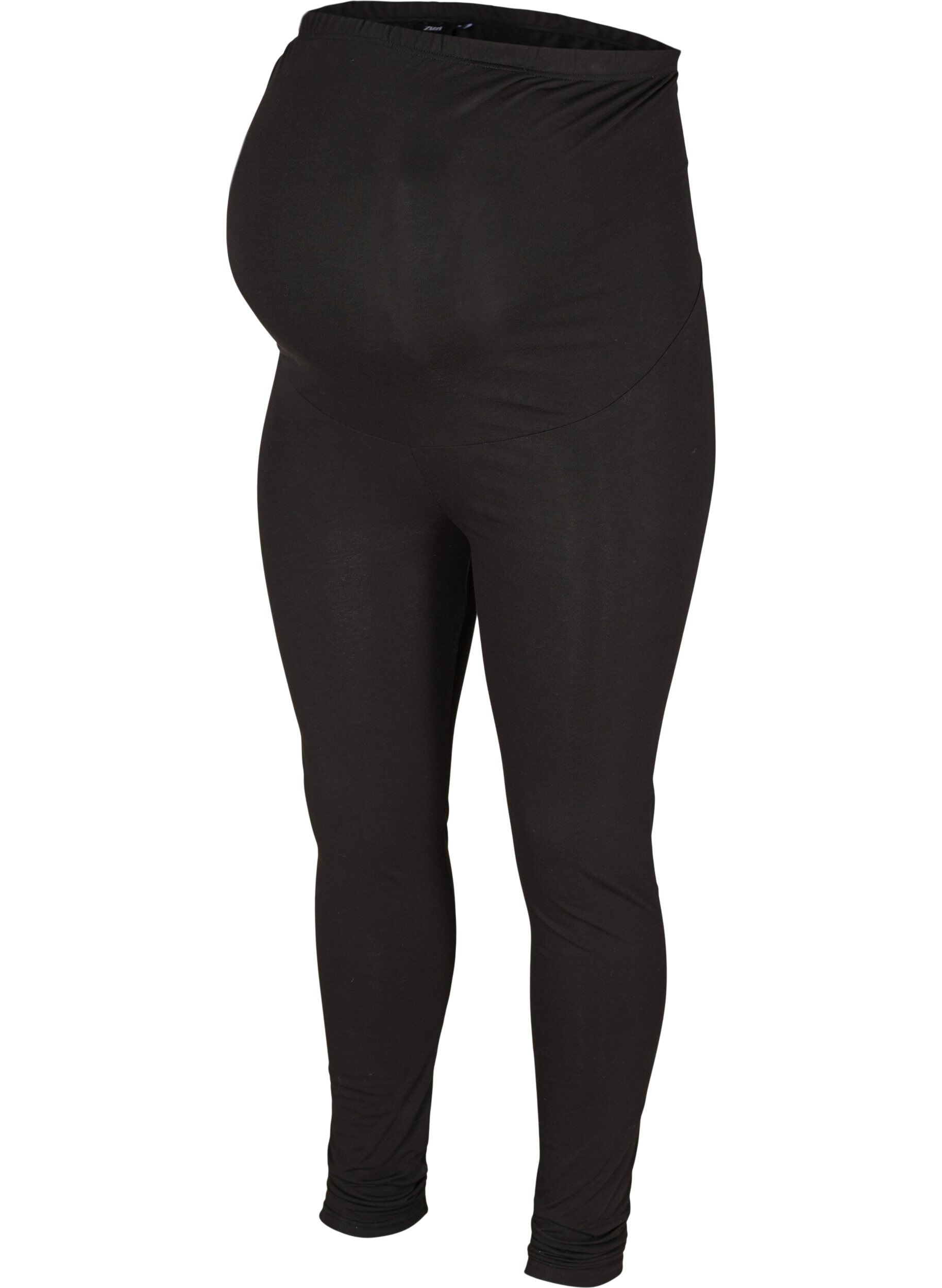 Zizzi Leggings de grossesse en coton, Black, Packshot image number 0