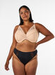 Gewatteerde kanten beha met beugel, Beige, Model image number 1