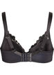 Soutien-gorge rembourré à armatures avec broderie, Noir, Packshot image number 1