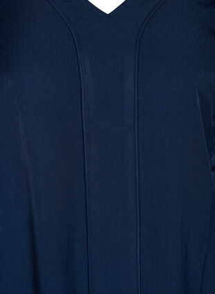Tunique à manches longues avec blouse, Navy Blazer, Packshot image number 2