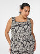Robe d'&eacute;t&eacute; avec bretelles larges, Noir, Model image number 2