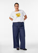 T-shirt met motief, Wit, Model image number 1