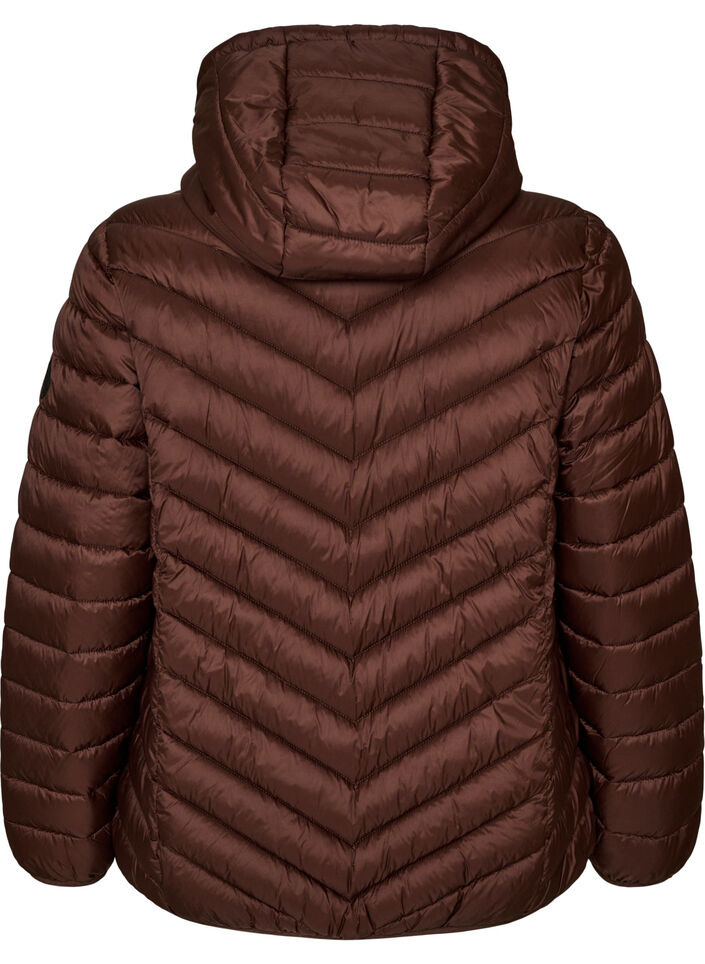 Veste l&eacute;g&egrave;re &agrave; capuche, Marron, Packshot image number 1