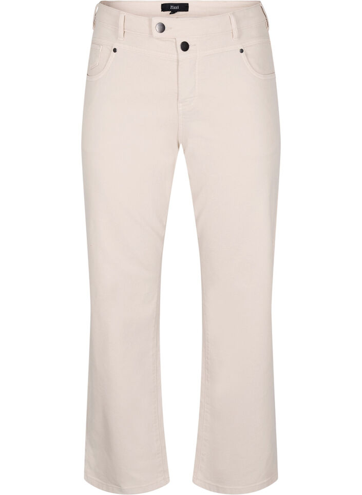 Gemma high-waist jeans, Beige, Packshot image number 0