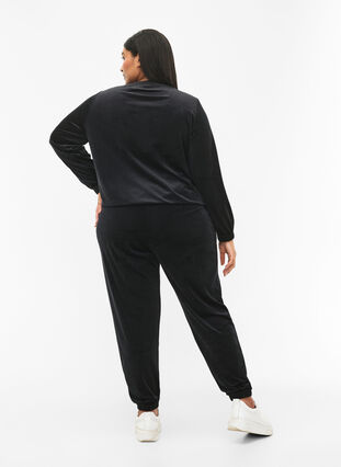 Pantalon confort, Black, Model image number 2