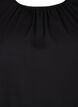 Blouse met lange mouwen en gehaakte details, Black, Packshot image number 2