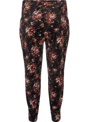 Pantalon imprimé avec poches, Flower AOP, Packshot image number 1