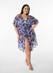 Strand kimono met print, Blauw, Model image number 0