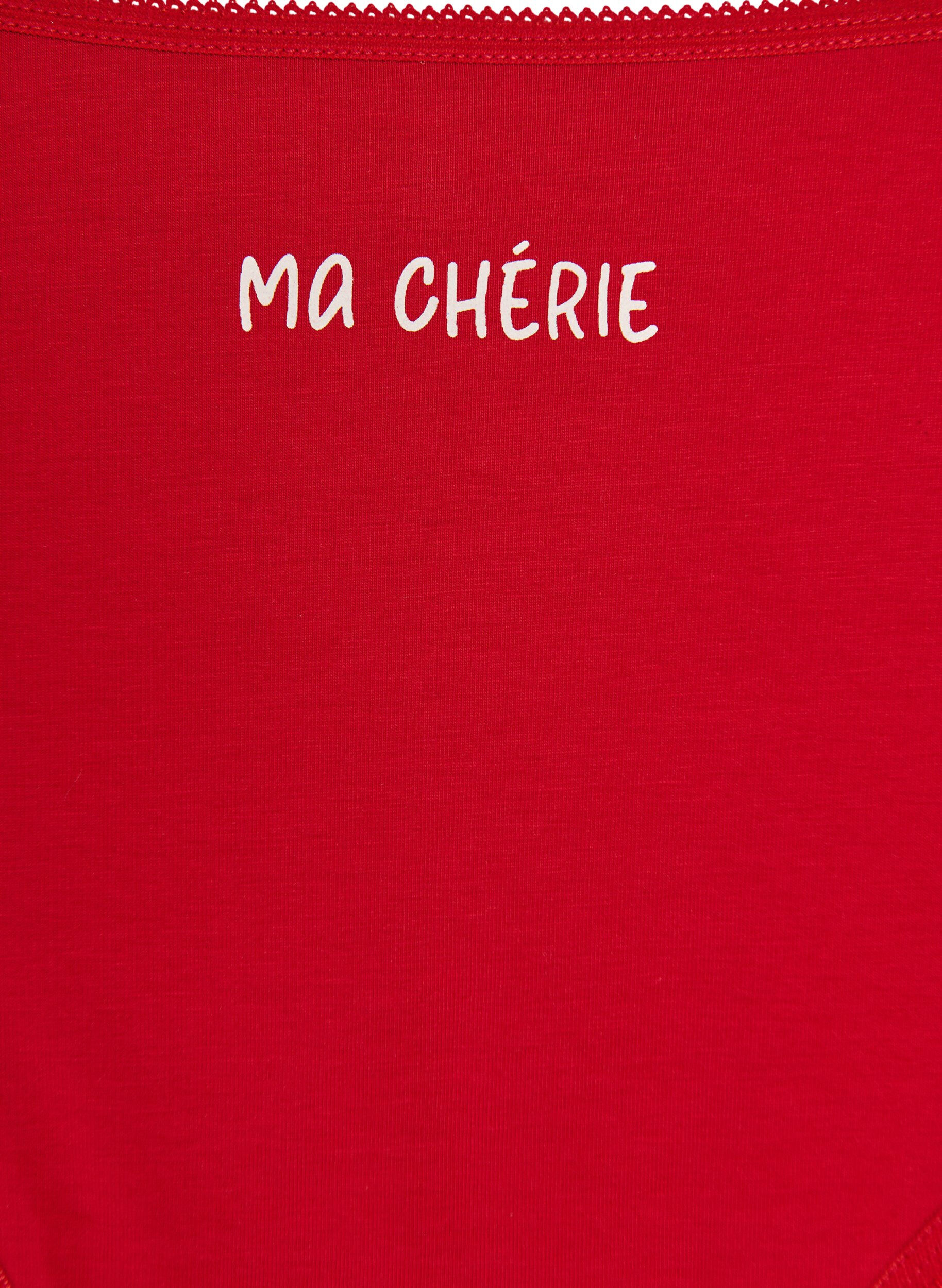 Zizzi7-pack hipsterslip met normale taille, Rood, Packshot image number 4