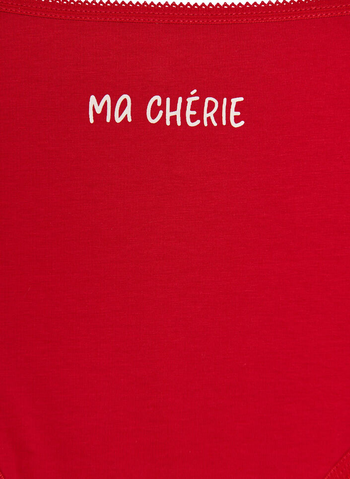 7-pack hipsterslip met normale taille, Rood, Packshot image number 4