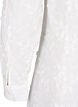 Robe chemise avec fleurs brodées, Blanc, Packshot image number 4