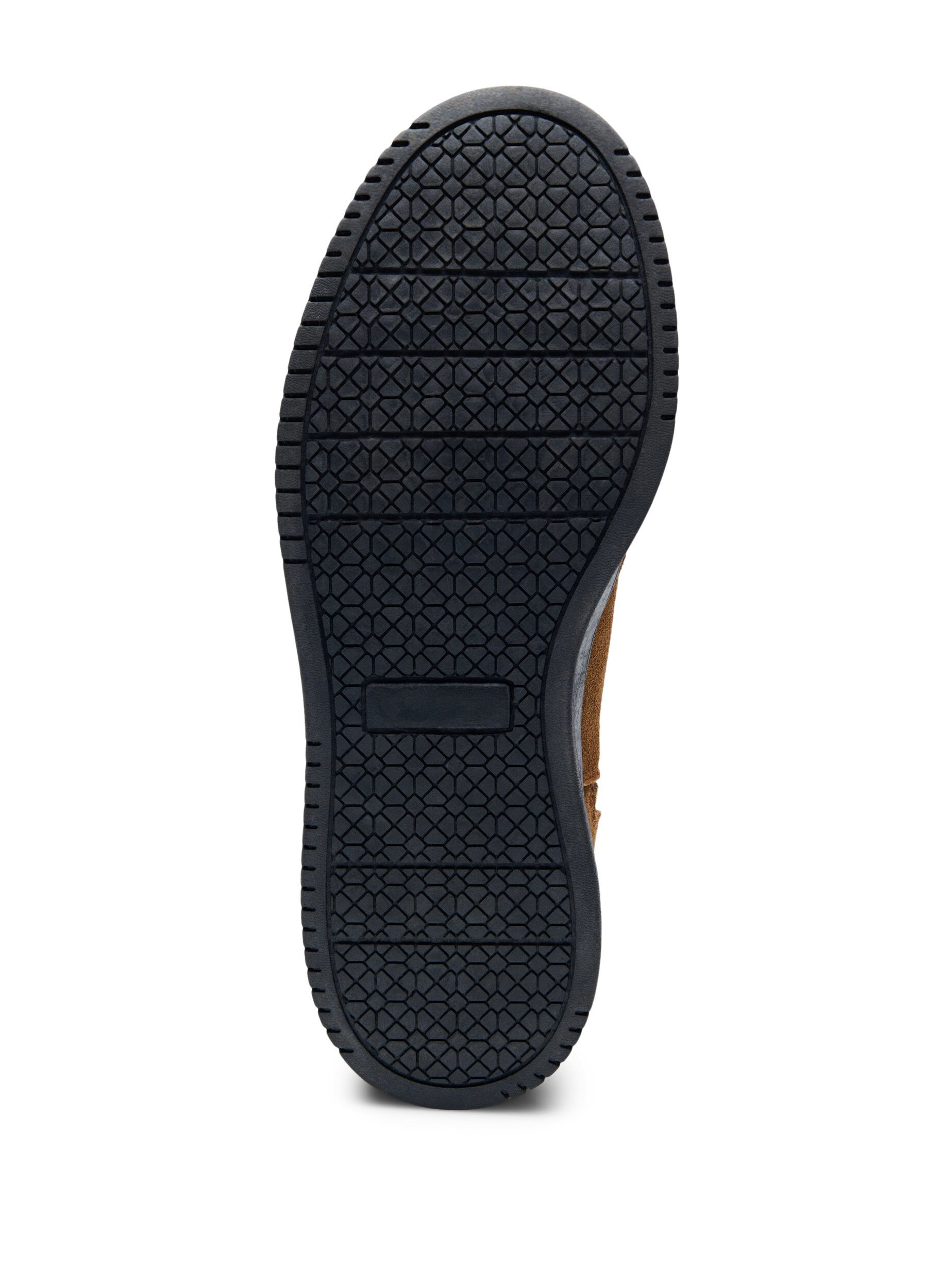 Zizzi Bottines coupe large en daim, Tobacco Brown, Packshot image number 5