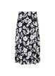 FLASH - Maxi rok in viscose met smokwerk, Blauw, Packshot image number 1