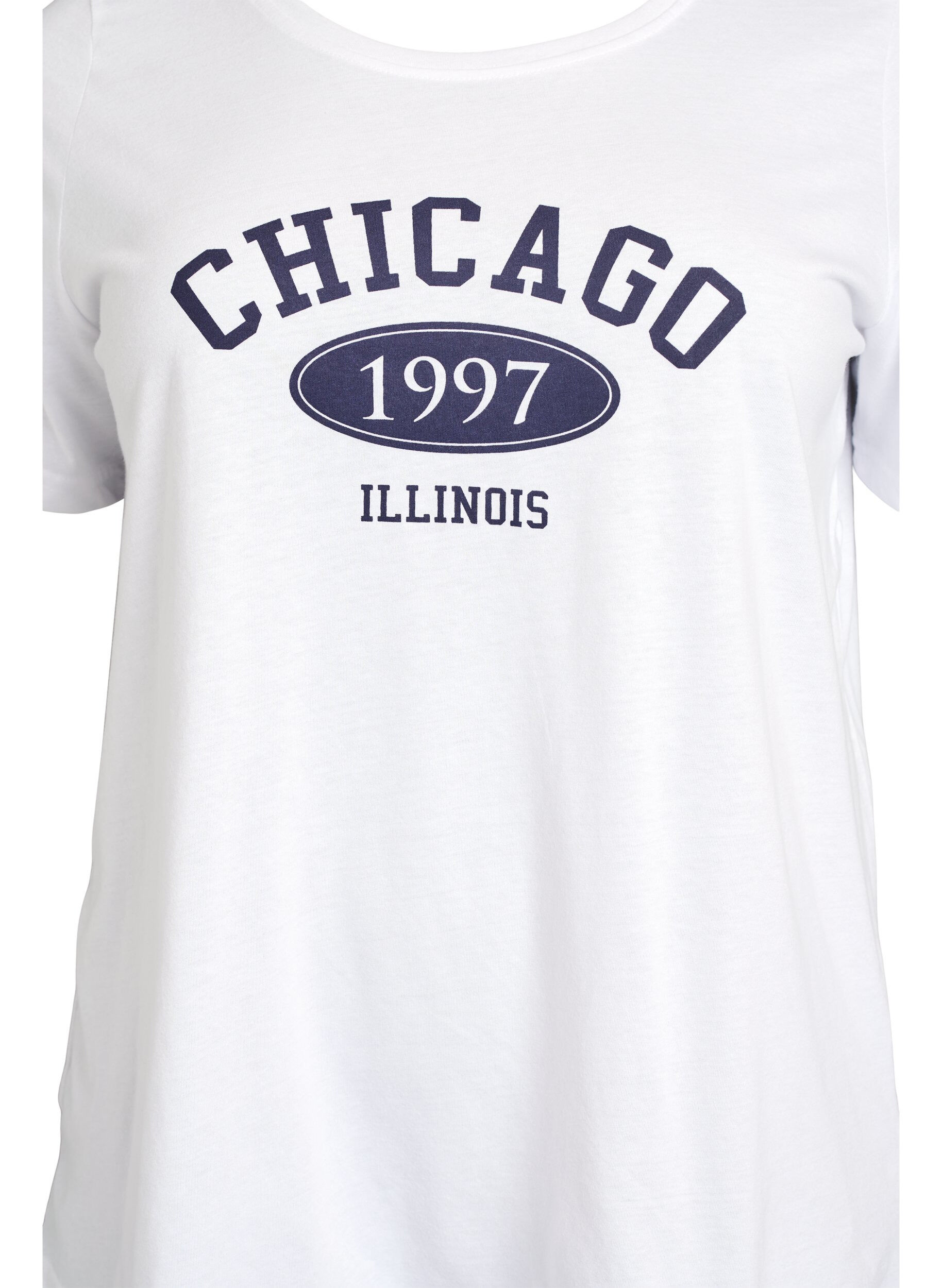 ZizziFLASH - T-shirt met motief, Wit, Packshot image number 2