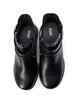Wide fit - Enkellaarsjes met studs, Black, Packshot image number 2