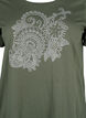 T-shirt en coton avec motif strass, Thyme w. Rhinestones, Packshot image number 2