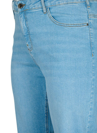 Jean taille haute Gemma avec coupe droite, Light blue, Packshot image number 2
