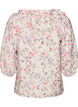 Viscose blouse met bloemenprint en 3/4 mouwen, Vanille, Packshot image number 1