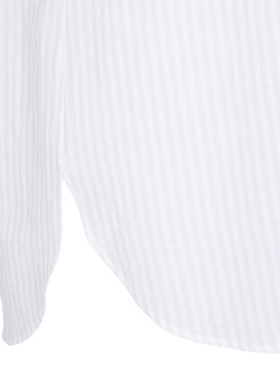 Tunique rayée avec coupe en V et boutons, Lavender Stripe, Packshot image number 3