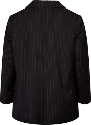 Pinstripe blazer, Black W. Pinstripe, Packshot image number 1