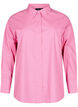 Losse shirt met lange mouwen en strepen, Roze, Packshot image number 0