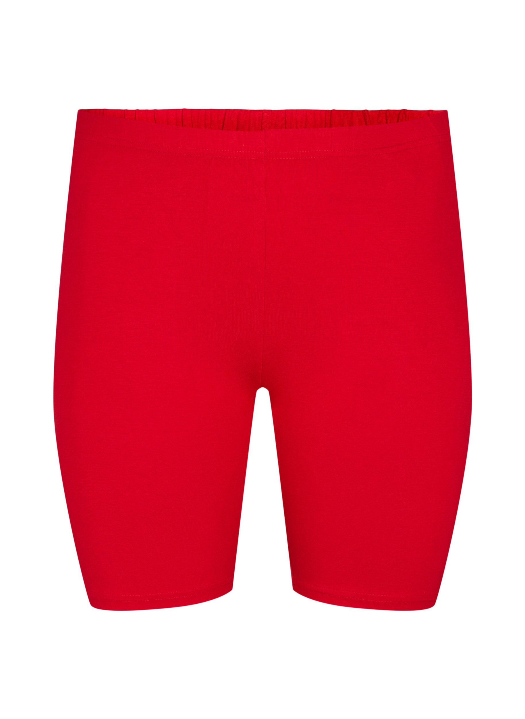 ZizziEffen basic fietsbroek, Rood, Packshot image number 0