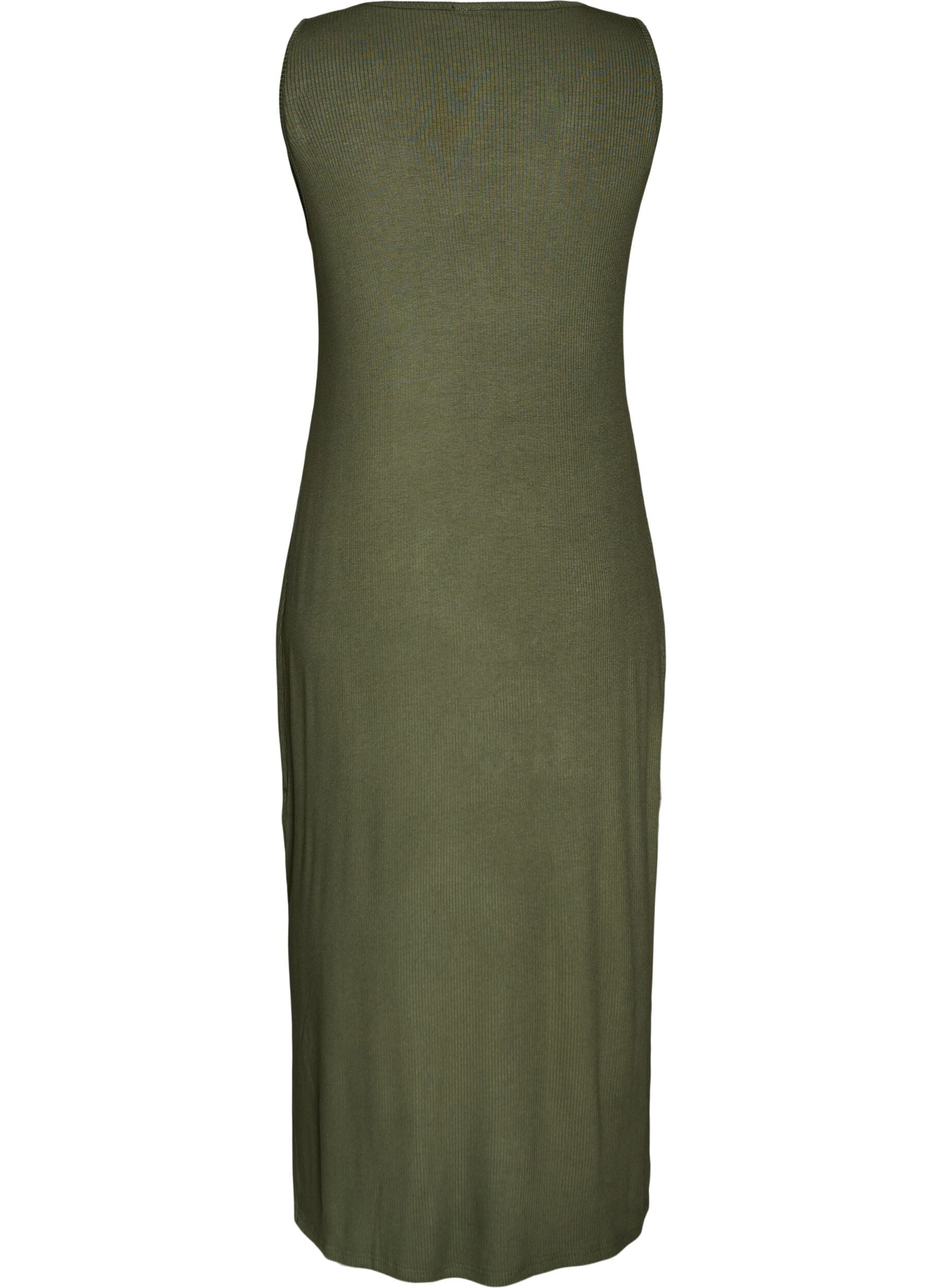 ZizziRobe c&ocirc;tel&eacute;e sans manches en viscose, Vert, Packshot image number 1