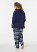Sweatvest met capuchon en zakken, Blauw, Model image number 2