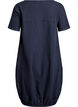 Katoenen jurk met korte mouwen, Blauw, Packshot image number 1