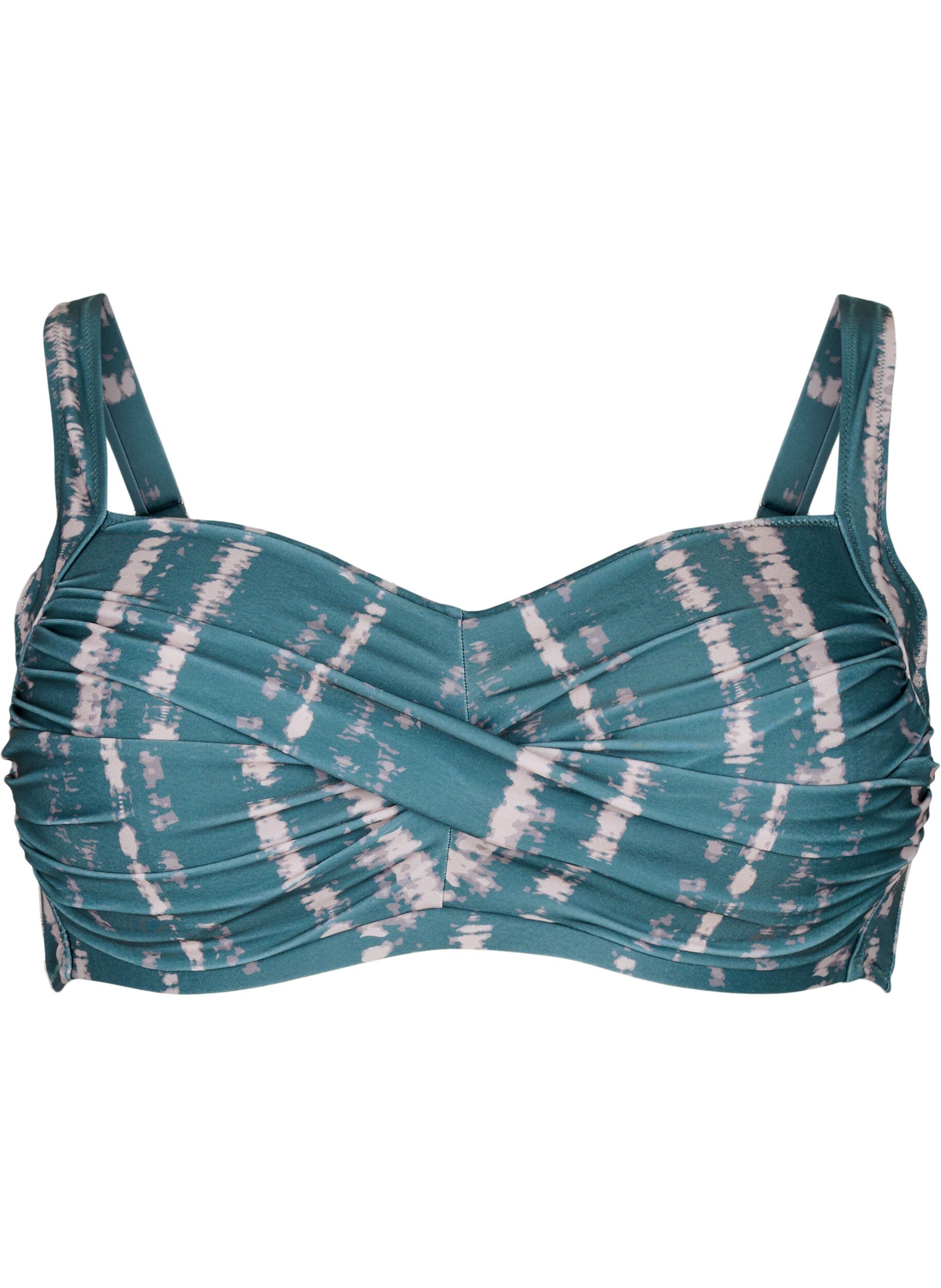 Zizzi Haut de bikini imprim&eacute;, Tie Dye AOP, Packshot image number 0