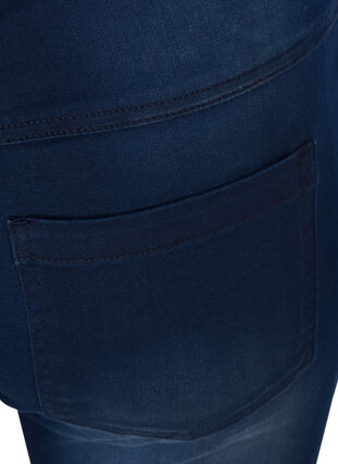 slim fit Emily shorts met normale taille, Blue denim, Packshot image number 3