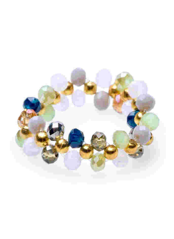 Ensemble de bracelet en perles et bague, Pastel Mix, Packshot image number 2
