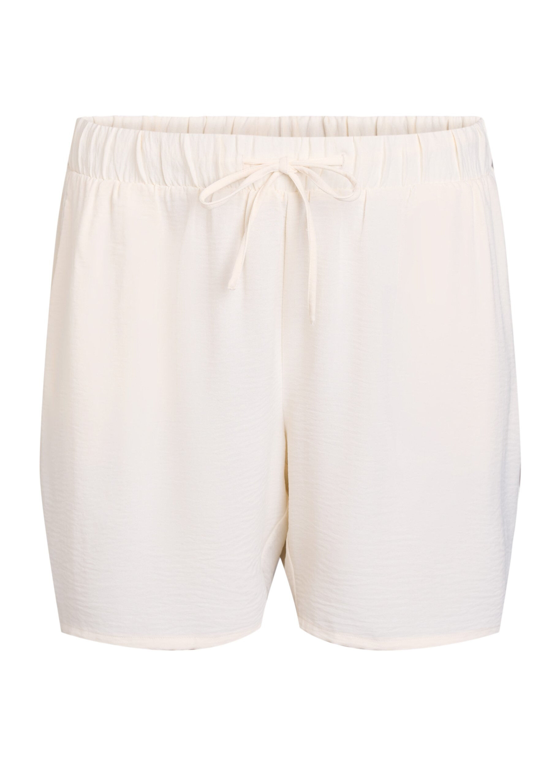 Korte broek met zakken en elastische tailleband