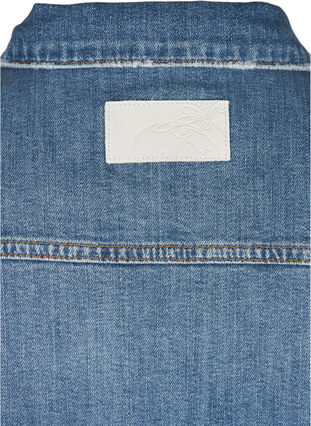 Spijkerjack met versleten look, Light blue denim, Packshot image number 3