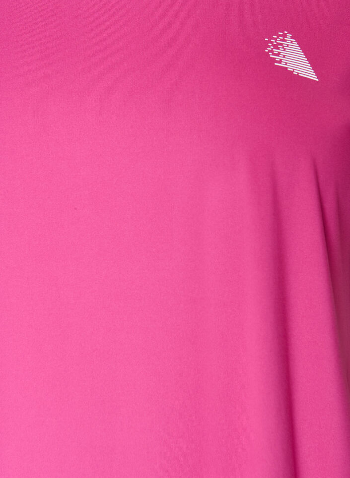 Effen gekleurd trainingsshirt, Roze, Packshot image number 2