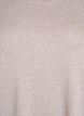 Blouse met knoopdetail en korte pofmouwen, Beige, Packshot image number 2