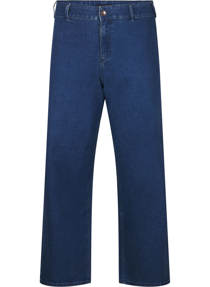 FLASH - Jeans met wijde pijpen, Blauw, Packshot image number 0