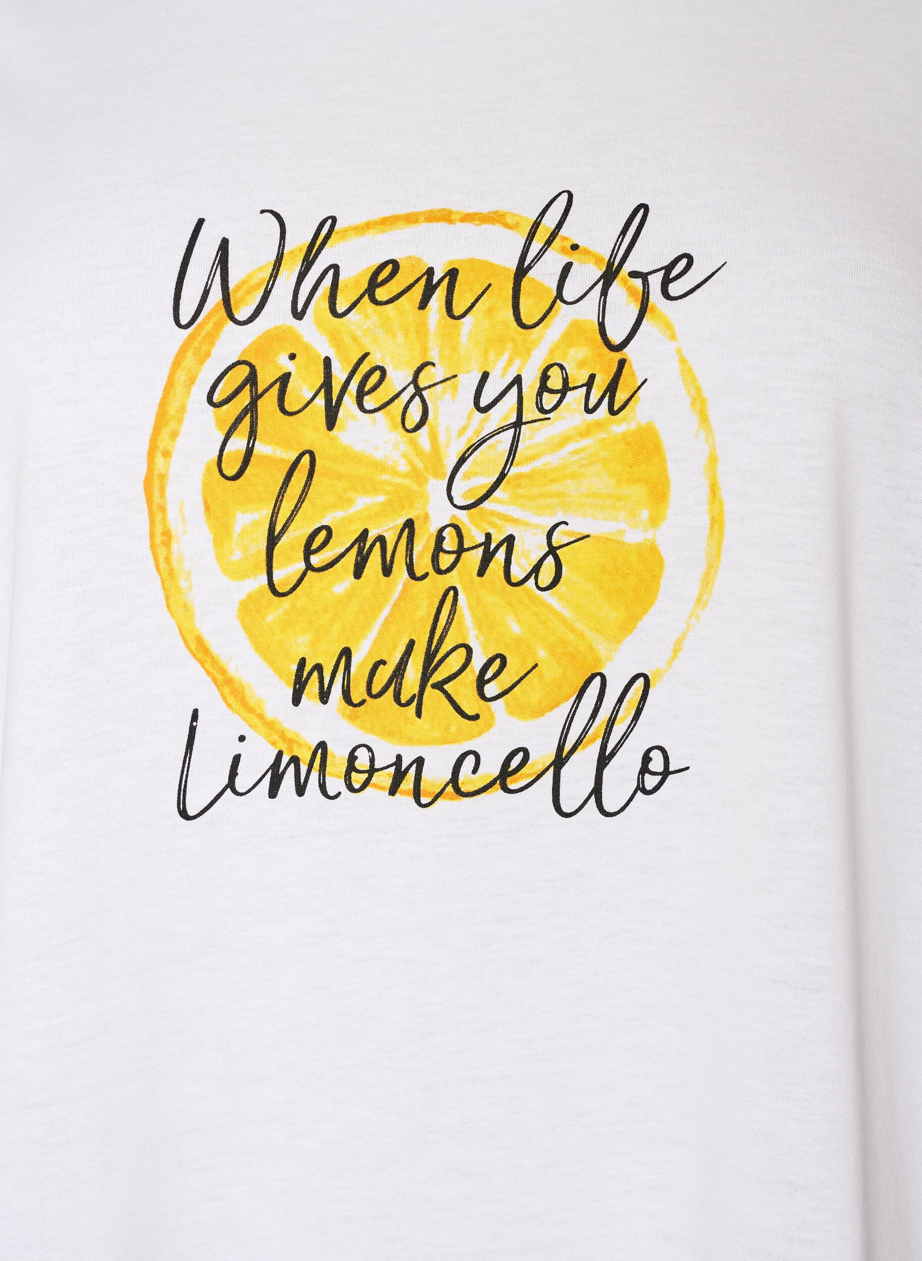 ZizziT-shirt imprim&eacute;, Blanc, Packshot image number 2