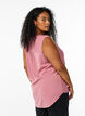 FLASH - Mouwloze viscose blouse, Roze, Model image number 2