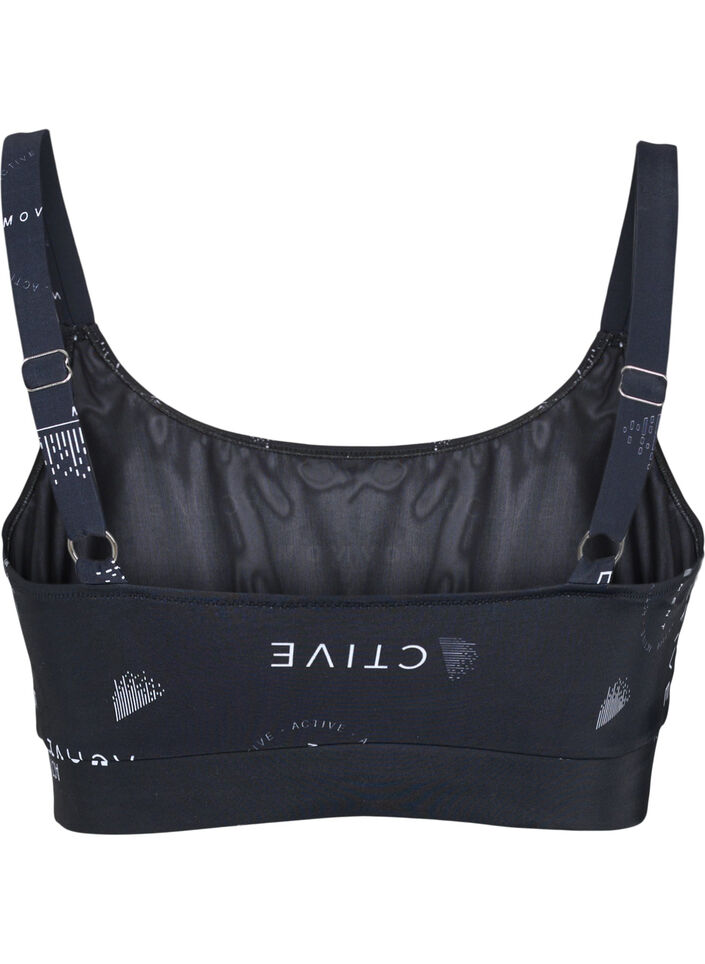 Haut de bikini imprimé, Logo Print, Packshot image number 1