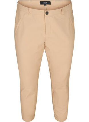 Pantalon classique longueur cheville, Sand, Packshot image number 0