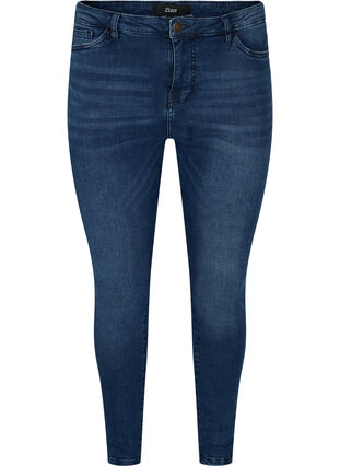 Promotieartikel - Cropped Amy jeans met split, Blue denim, Packshot image number 0