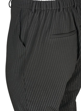Pantalon Maddison avec rayures, Black w lurex, Packshot image number 3